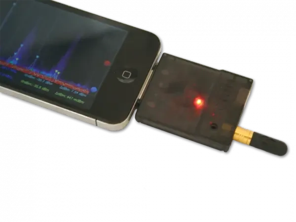 iPhone Spectrum Analyzer for 2.4GHz ISM Band